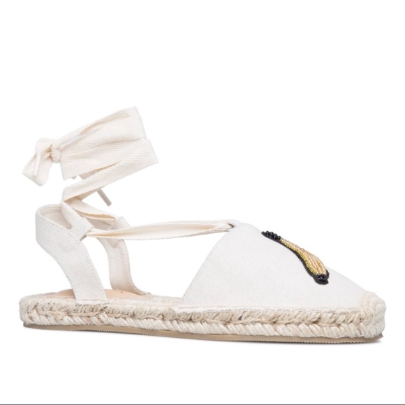 Sabina Jeweled Embellished Espadrille Flat - Picture 4 of 4